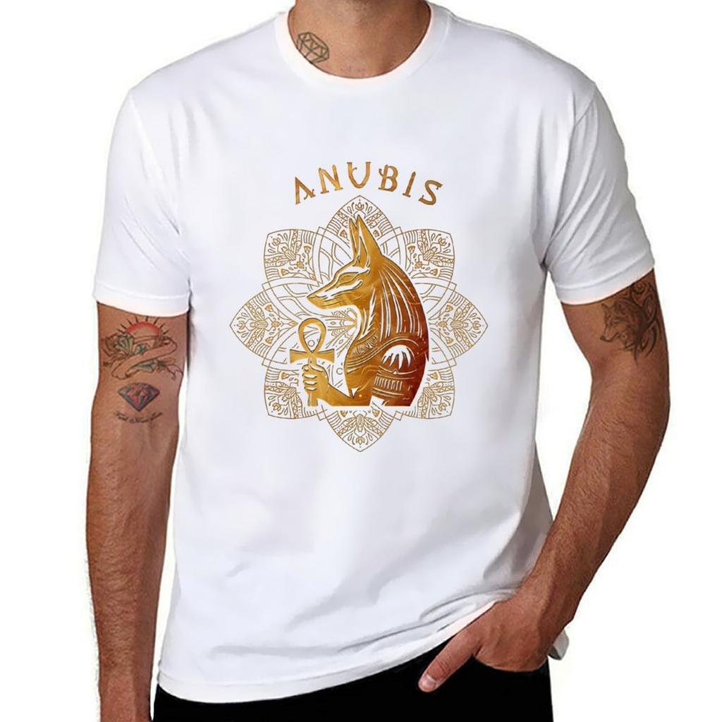 Anubis The Jackalheaded God Of The Dead Egyptian Mythology Tshirt Basic Lightweight Short Sleeve Tee Tshirt