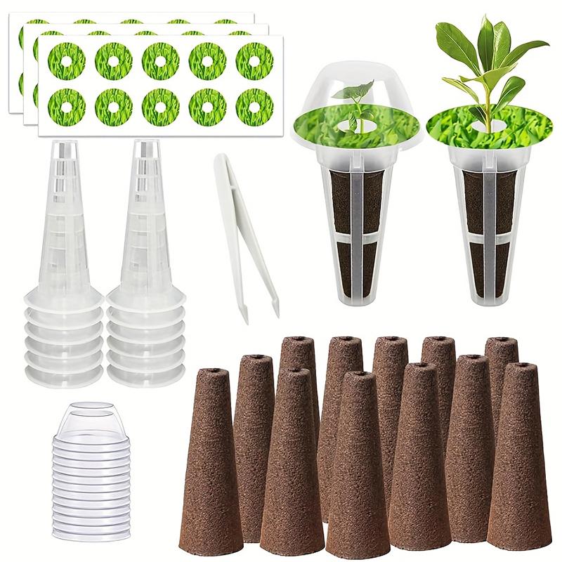67-teiliges Samenbehälter-Set für Aerogarden Hydroponik-Zubehör für Systeme, kompatibel mit Hydroponik-Bedarf aller Marken