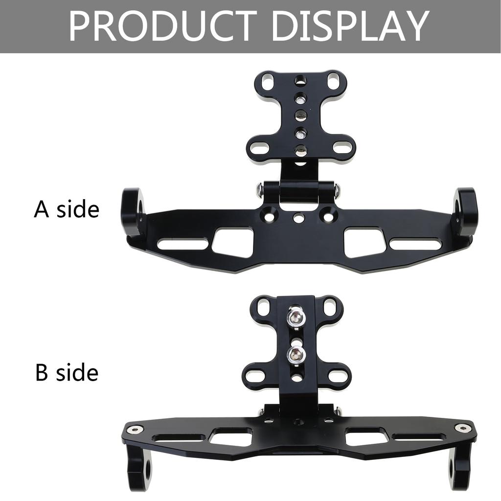 Adjustable Motorcycles License Plate Holder Bracket with Light Fit for TFX150 M-slaL150 Motorbike Accessories