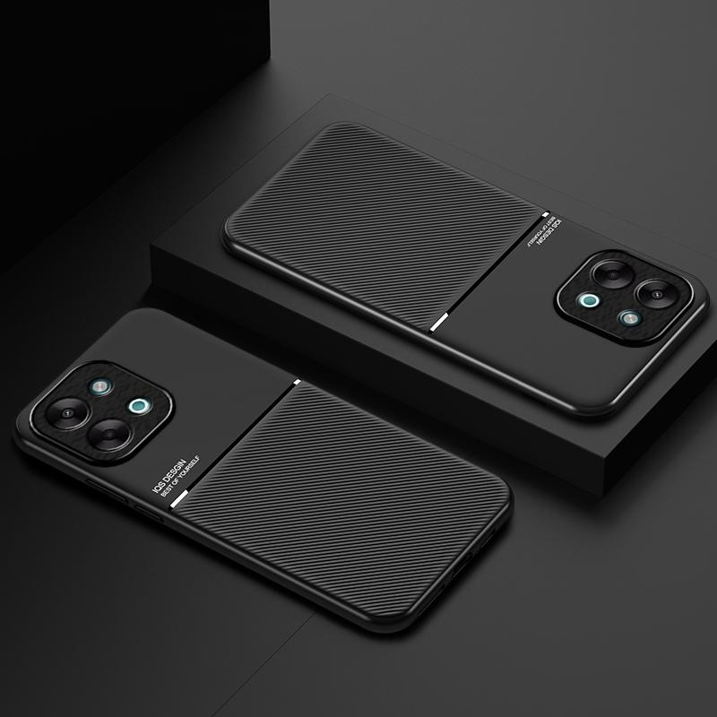 Pro Vivo Y28 Nárazuvzdorné pouzdro Magnetický držák do auta Kožené silikonové pouzdro Kryty na telefon pro Vivo Y28 Mobilní kufr pro Vivo Y28 4G