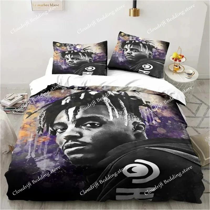 Rap Singer J-Juice W-Wrld 3D Print Bedding Set Single Twin Full Queen King Size Bed Set Adult Kid Bedroom Bedding Gift