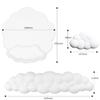 Bequeme Memory-Foam Handgelenkauflage Mauspad mit rutschfester PU-Oberfläche für Desktop-Büro