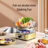 Portable Titanium Alloy Alcohol Hot Pot