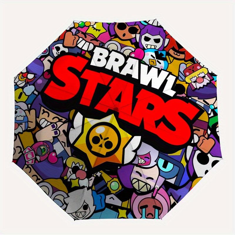 

1pc Brawl Stars Themed High-quality Umbrella,Automatic Opening and Closing Umbrella,Multi-functional Umbrella G0811114