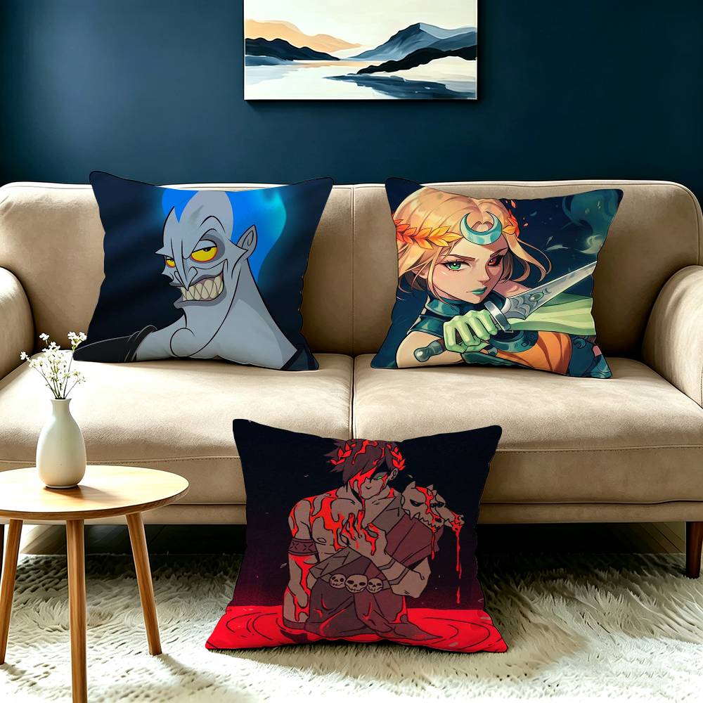 Action Game HHades Pillow Case Square DoubleSided Sofa Cushion Cover Bedroom Bedside Pillow