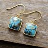New Geometric Pendant Earrings, Popular Natural Stone Jewelry In Europe and America, Earrings Jewelry
