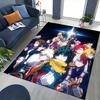1pc My Hero Academia Theme Chair Mat - Anime Cartoon Design Office Desk Pad, Non-Slip Carpet for Home Decor, Suitable for All Seasons.T010
