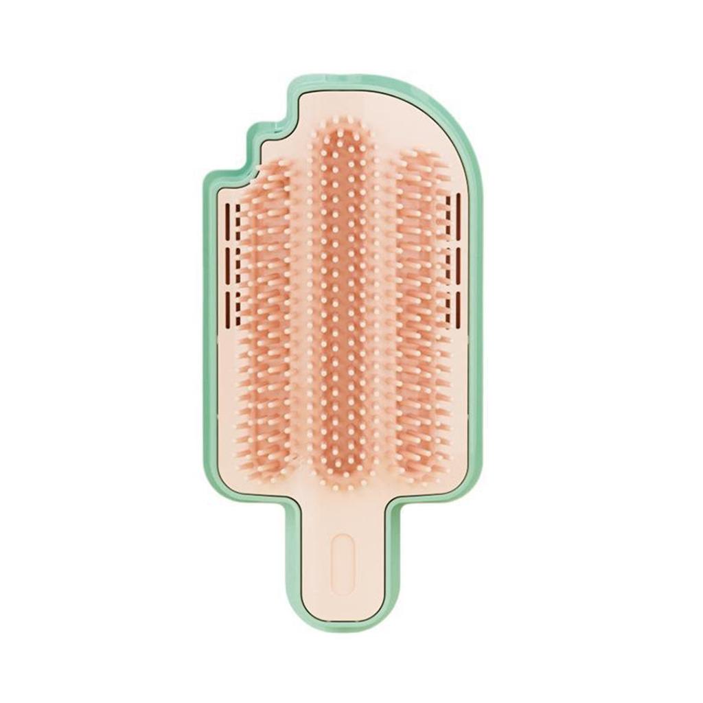 Multifunctional Cat Hair Rubbing Device, Soft Bristles with Catnip Balls & Spring Toys, Wall-Mountable