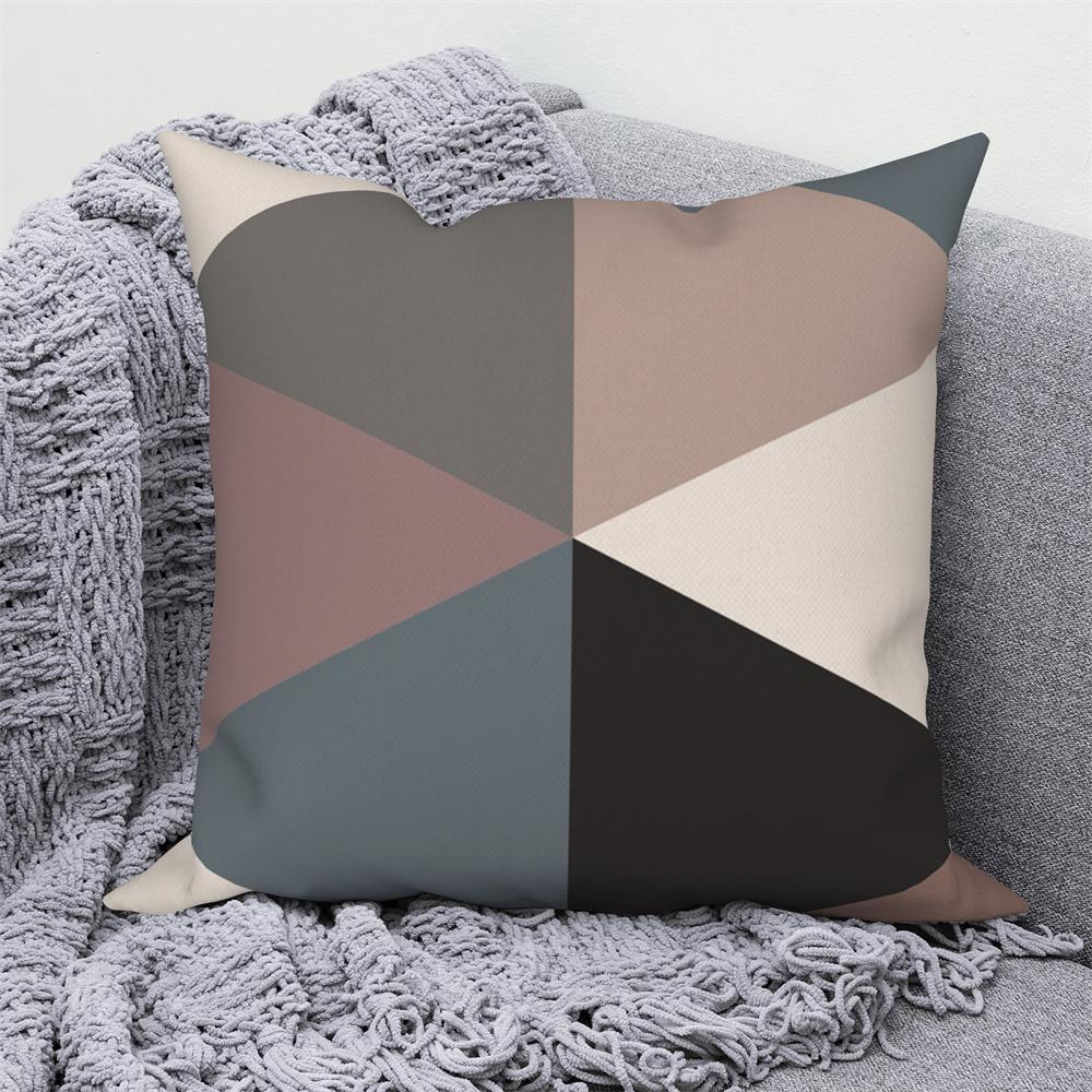 Pillowcase Decoration Home Office Car Abstract Branches and Leaves Nordic Curved  Sofa Cushion Cover
