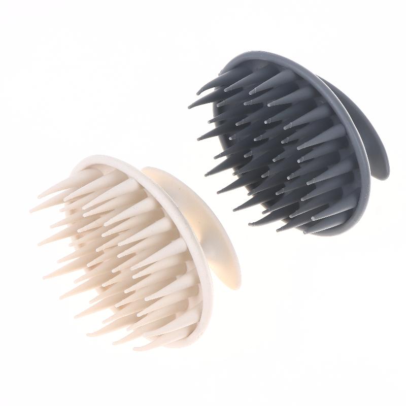Silicone Scalp Hair Massage Brush Shampoo Massage Comb Bath Wash Hair Care Root Scalp Massager Shower Brush Salon Hair Tool