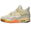 Air 4 Retro Birds Of Paradise Damen Sneaker Tan Kokosmilch Metallisches Gold Muslin Helles Mango Sonnenuhr Schwarz HV0823-101