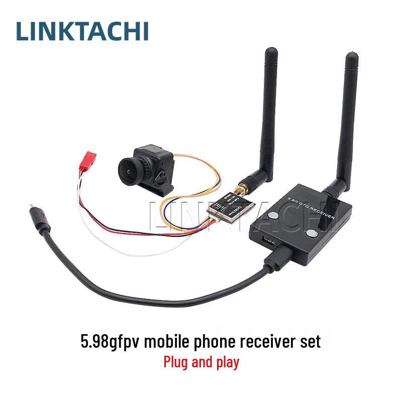 LINKTACHI 5.8G FPV Drone Video Transmitter Camera Kit