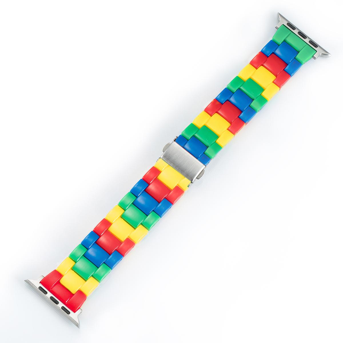 

Радужный Конфетный Смоляной Ремешок для Apple Watch Ultra 2 49мм 10 7 8 9 41 45 40мм 42 44мм цветной Ремешок Браслет для Женщин для IWatch 6 SE 42 44 45 S10-46 49mm
