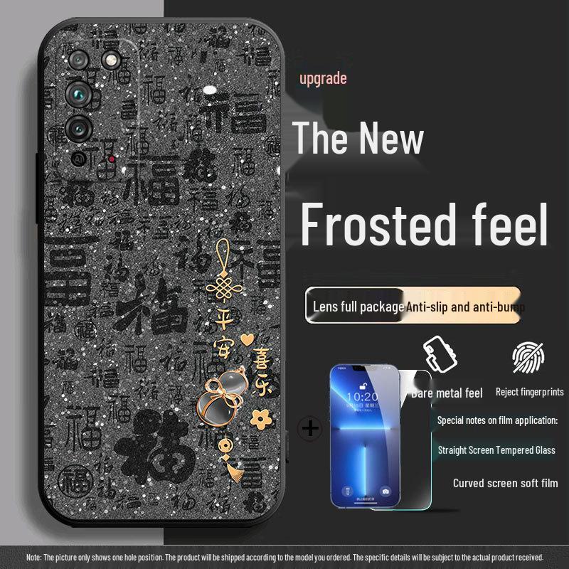 Honor X10 Anti-Fall Silicone Phone Case: Creative Cartoon Design, Soft and Durable.