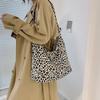 Koreanischer Stil Leopardendruck Umhängetasche Messenger Bag Damen Handtasche Süße Canvas Tasche Damen