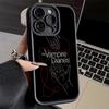 Phone Case for iPhone 17 Air 16E 15 16 Pro Max The Vampire Diaries Cover 14 Plus 13 12 Mini Soft Shell Silicone Fundas