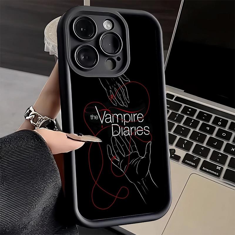 Phone Case for iPhone 17 Air 16E 15 16 Pro Max The Vampire Diaries Cover 14 Plus 13 12 Mini Soft Shell Silicone Fundas