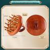 Sandalwood Air-Cushion Meridian Massage Brush for Abdominal and Liver Stimulation
