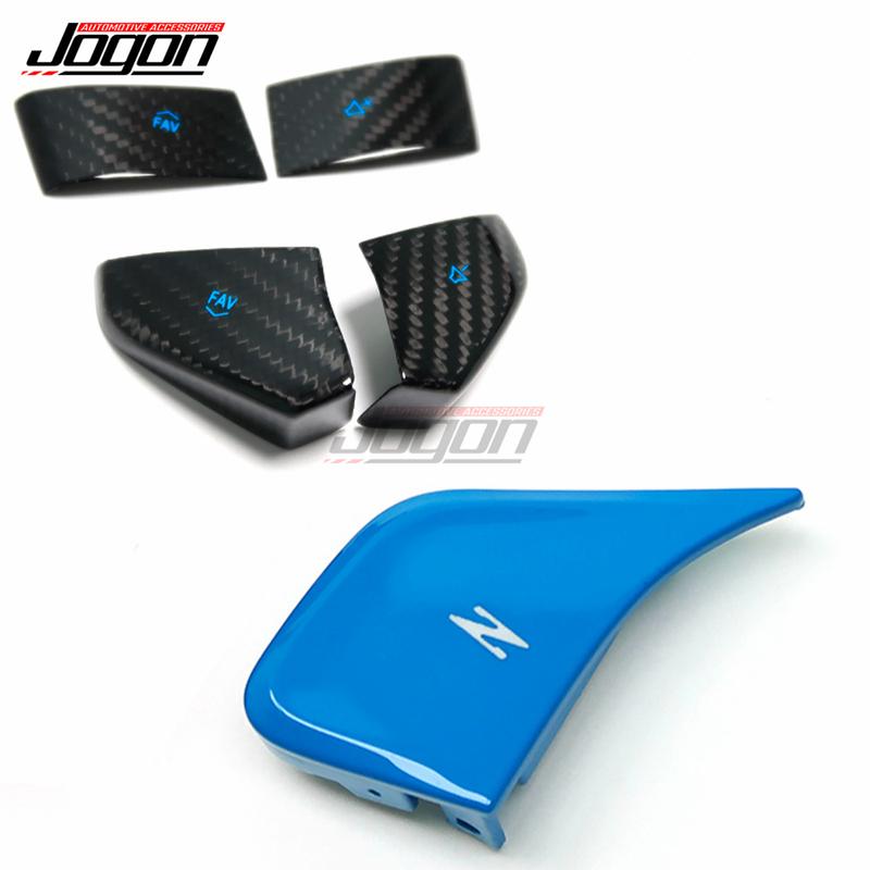 5PCS Car Steering Wheel Volumen Button Control Switch With Z Button Cover Trim For Corvette C8 Stingray Z06 Coupe Z07 -2024