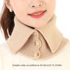 Knit Collar Scarf Winter Warm Scarf For Women Neck Wrap Knitted Elastic False Collar Scarf Warm Winter Cycling