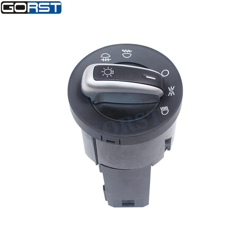 Chrome Headlight Fog lamp Switch Button for VW Golf MK4 Jetta 4 Bora 1998-2008 Passat B5 Lavida 3BD941531A