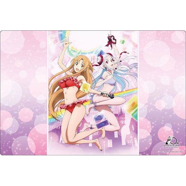 Used Sword Art Online Asuna & Yuna Rubber Mat Playmat Desk Mat