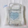 Ins Simple Fashion Shining Love Heart Phone Case For iPhone 17 Pro Max 16 15 14 13 Glitter Shockproof Hard Back Cover