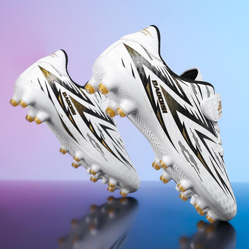 Çocuk futbol ayakkabıları toplum FG okul futbol kramponları Cleats çim ayakkabı erkek kız açık atletik eğitim spor ayakkabı