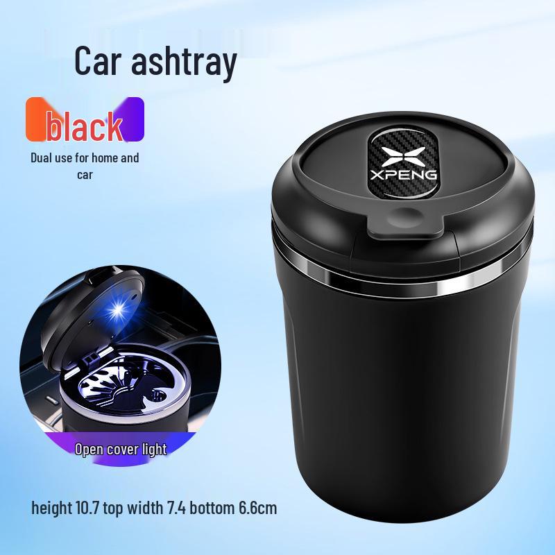 Car Ashtray with Light for Xiaopeng G Series: P7, P5, G6, G3, G9, X9 - Multi-functional Interior Accessory
