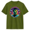 Vintage TShirt Summer Stars Treks Spock Ruminations In Neon Novelty T Shirts Cotton Tshirt for Men Y2K Basic Plus Size Top Tees
