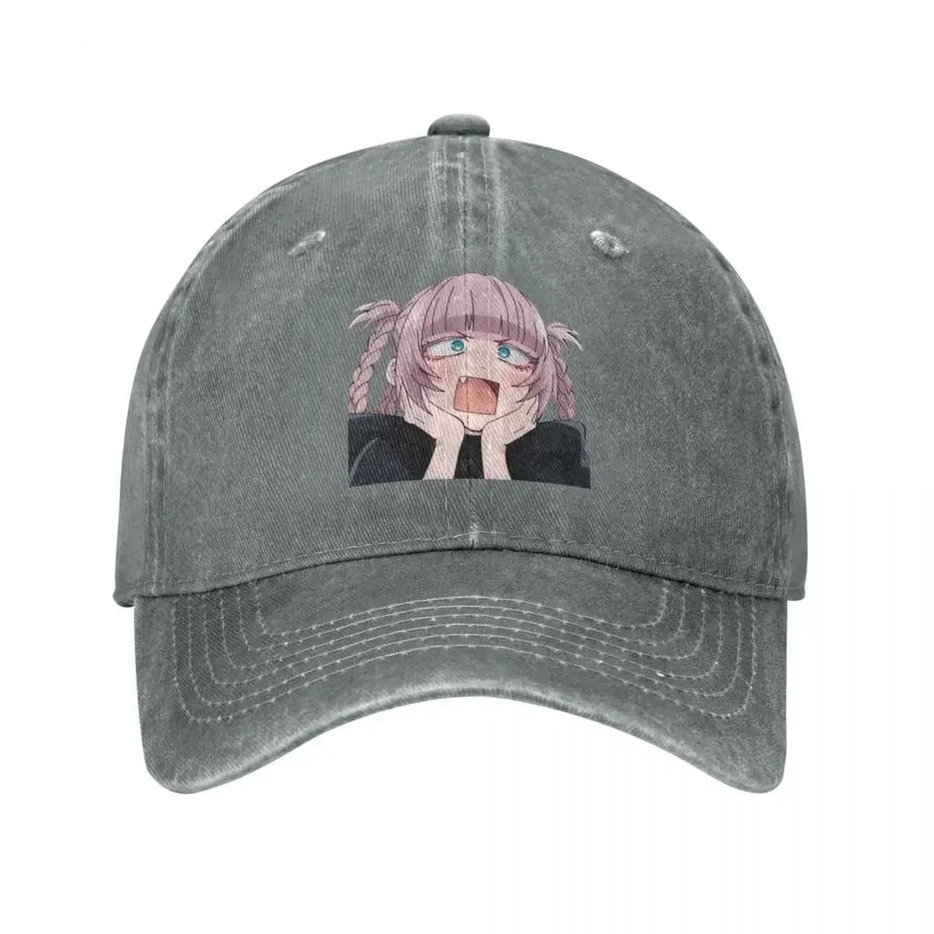 2022 New Fashion Denim Nazuna Nanakusa Surprised Baseball Cap Dad Spring Summer Hats Call of the Night Anime Casquette Gorras