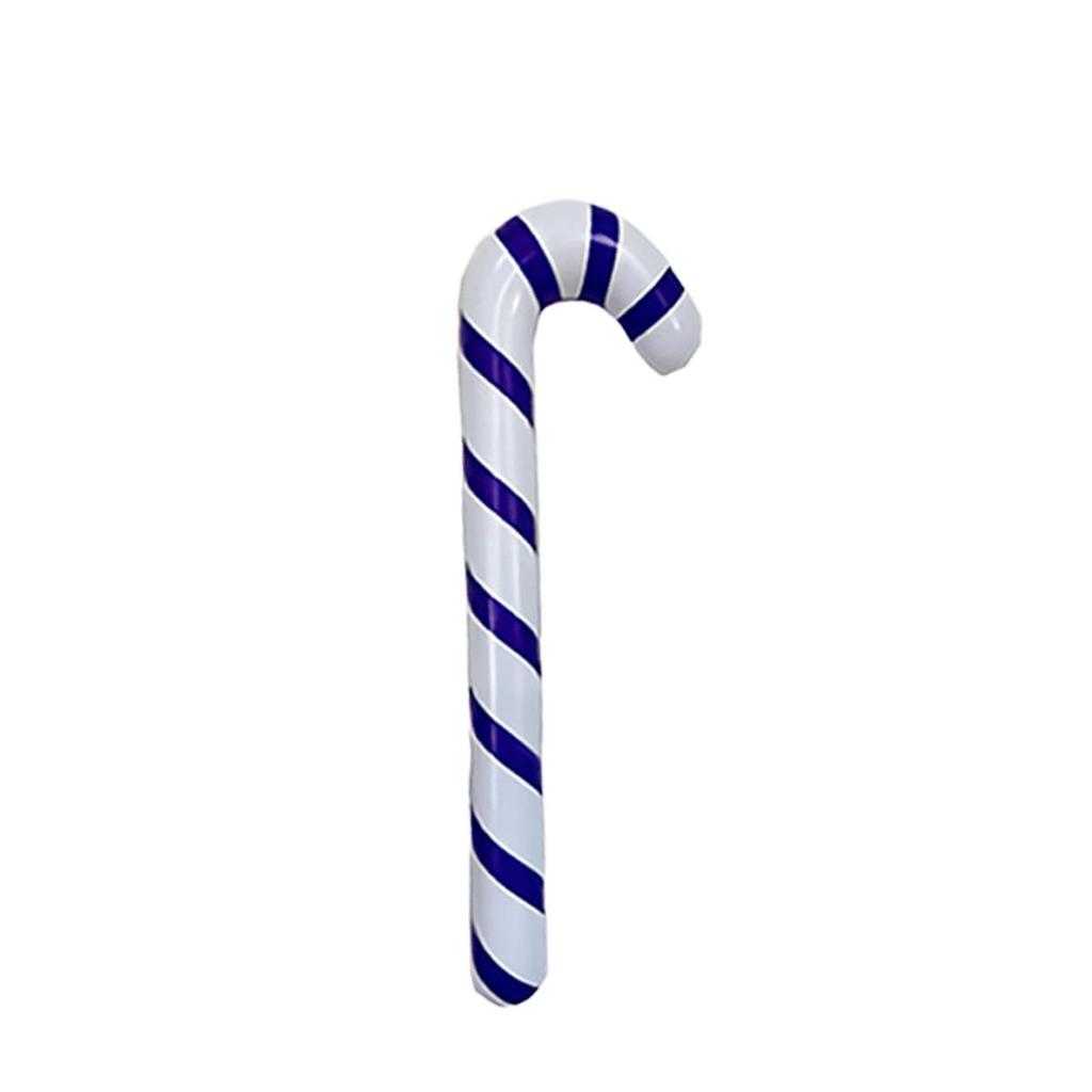 Inflatable Christmas Cane PVC Santa Props for Kids' Holiday Decorations