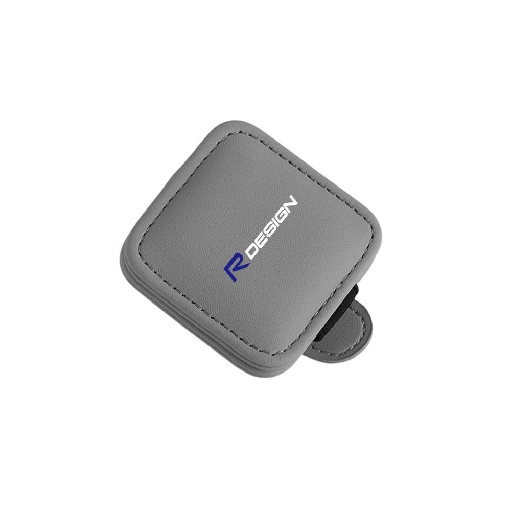 

Car Glasses Clip Multi-Function Leather For Volvo XC40 XC60 XC90 S60 S90 V50 V70 Sun Visor Sunglasses Holder Auto Accessories