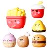 Jouet anti-stress rapide Hamburger de dessin animé, frites, pilon, glace, cola, jouet à presser Cadeau pour employé de bureau