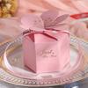 1 Set Candy Box Exquisite Pattern Vibrant Color Hexagonal 3D Visual Effect Reusable Wedding Favor Gift Packaging Candy Box Sweets Container