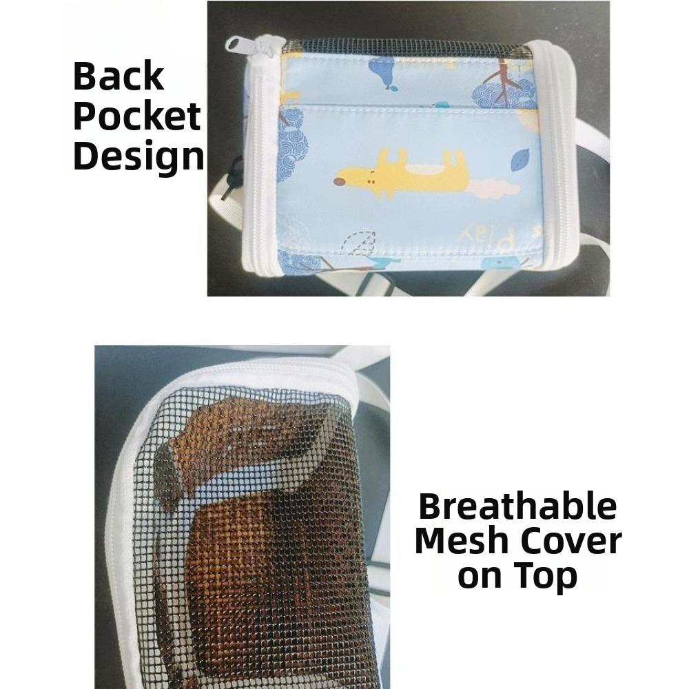 Nylon Outdoor Bird Pouch Cute Pattern Pet Cage Handbag New Parrot Carrying Bag  Travel Use