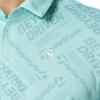 TaylorMade T-ICE Golf Timistik S/S Polo, Turquoise, Medium, Men's, 2025SS UN645