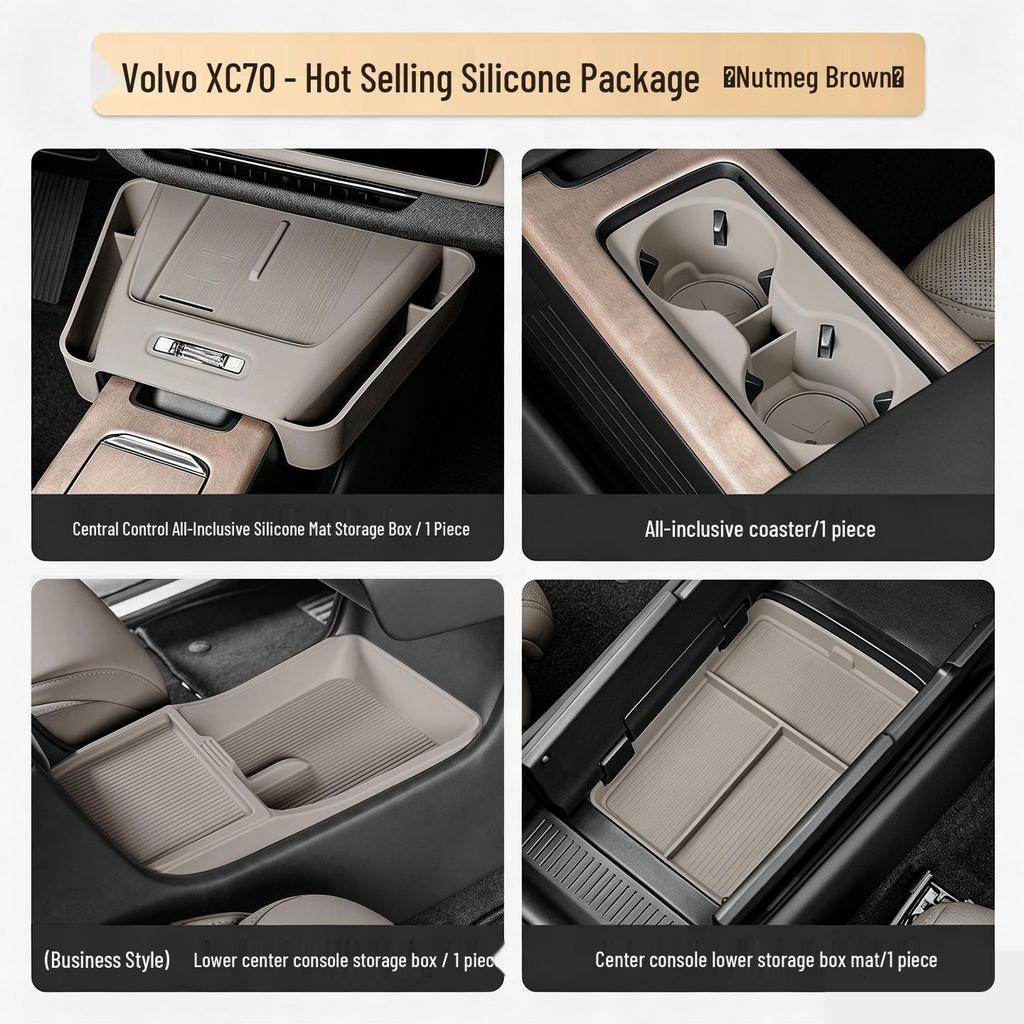 Volvo XC70 Center Console Silicone Organizer Mat
