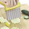 Stainless Steel Potato Cutter French Fries Vegetable Slicer Anti-Slip Handle Easy To Clean Tomato Cucumber Cutting Tool