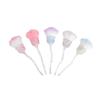 Rose Crystal Handle Loose Powder Makeup Brush - Beauty Tool for Nail Art, Blush, and Contour
