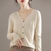 V Neck Wind Women Loose Sweater Coat Special Offer Cardigan