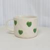 Tazza da Caffè 300ml 10oz con Motivo a Cuore Personalità Creativa Design Unico Tazza in Ceramica con Manico Bel Regalo per Migliori Amiche 1 Pezzo
