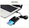USB 2.0 Smart Card Reader/Writer for ATM, Tax Filing, Bank, ID, and IC Cards
