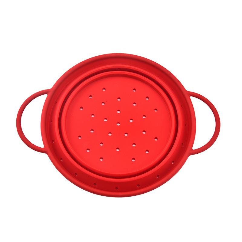 Food-grade Multifunctional Food Retractable Folding Drainage Basket