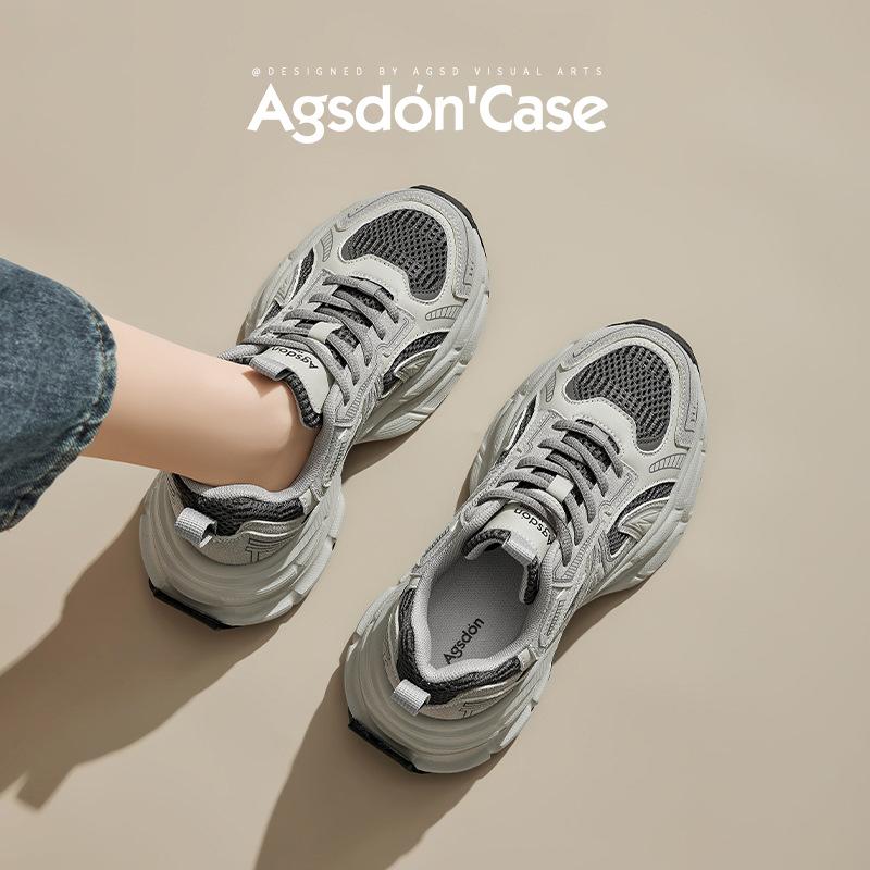 Augustine Retro Color Matching Dad Shoes Women 2025 New Summer Fashion Platform Casual Sports Shoes Ins Tide