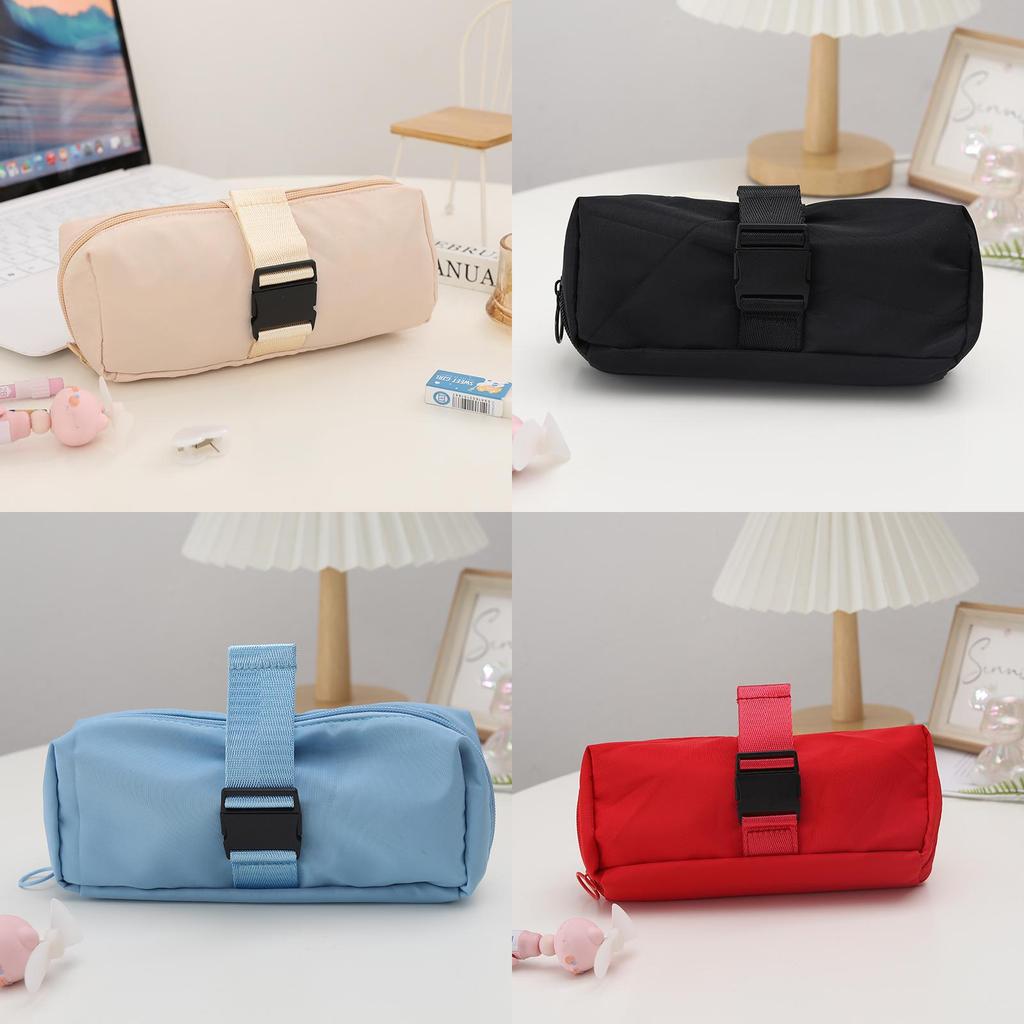 Minimalist Pencil Case For Girls Large Capacity Durable Fabric Storage Organizer For Students