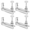 4Pcs Violin Fine Tuners 34?44 Cello String Tool Replacement Instrument AccessoriesSilver