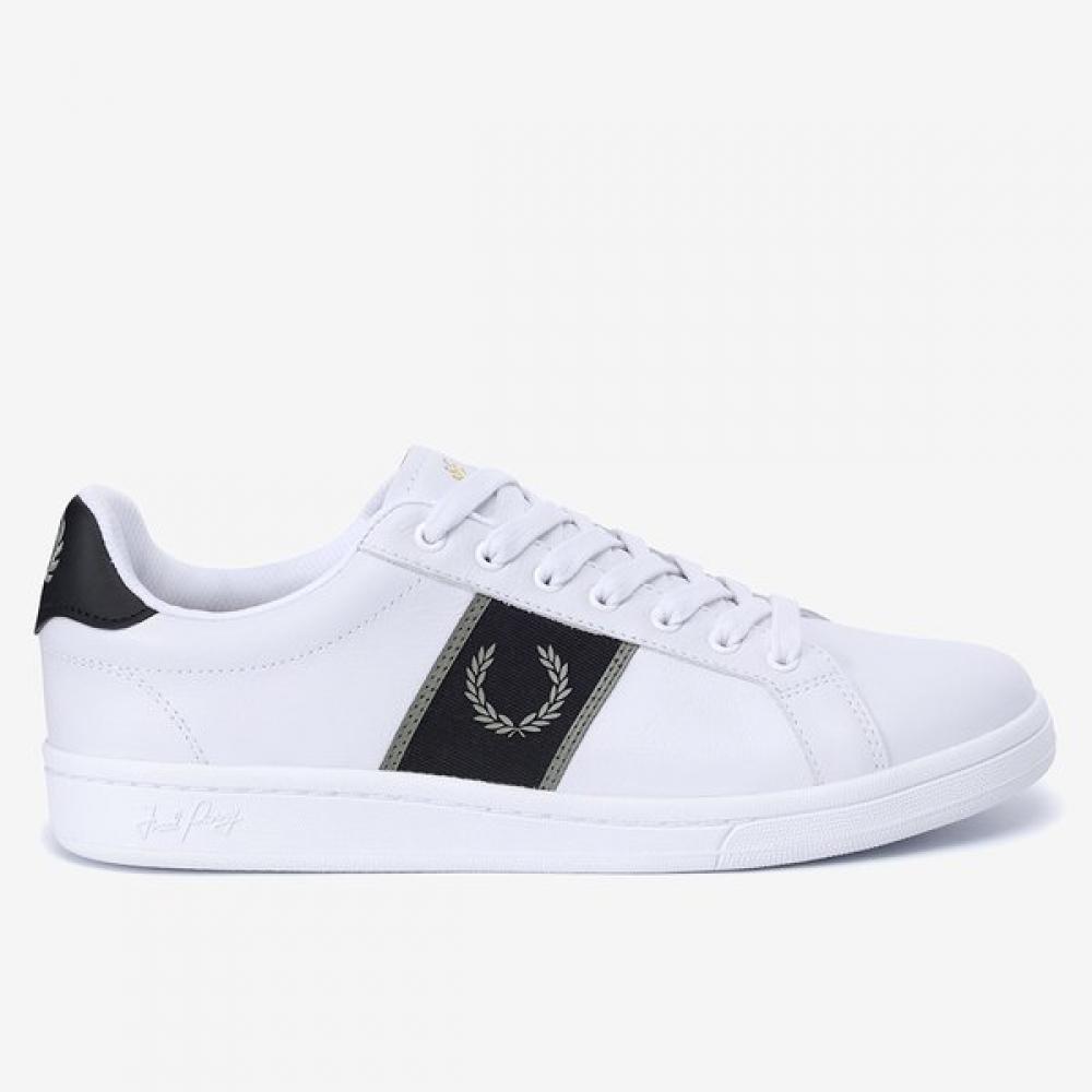 

Fred Perry Men S SneakerS B721 Leather Branded Webbing U62/280