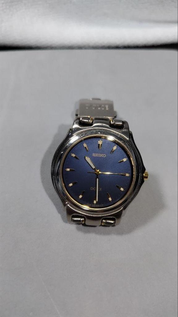 [USED] SEIKO DOLCE Titanium Navy Quartz 8J41-6040