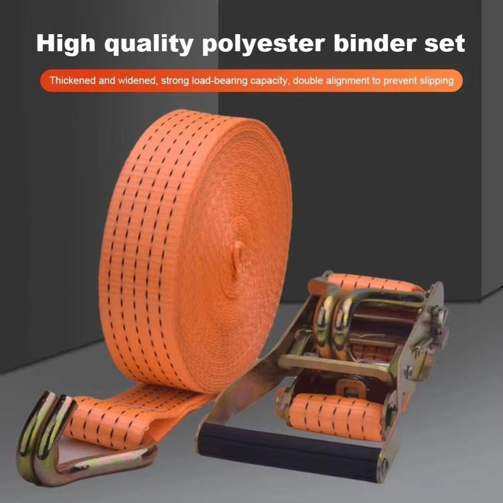 Black Ratchet Tie Down Straps Rust Proof Polyester Lashing Straps Load Securing Straps Boat